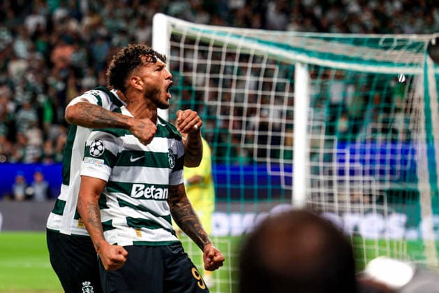 Estadio Jose Alvalde Luis Suarez forward of Sporting CP celebrates after scoring the team s second goal during the UEFA Champions League 2025 26 League Phase MD1 match between Sporting CP and Galatasaray at Estadio JosÃ Alvalade on September 9, 2026 in Lisbon, Portugal. UEFA Champions League 2026 27 - Sporting CP vs Galatasaray (Valter Gouveia SPP) Copyright: xValterxGouveia SPPx spp-en-VaGo-VG_L1384