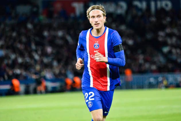 FOOTBALL : Paris Saint Germain vs Slovan Bratislava - Ligue des Champions - Phase de Ligue - JournÃ e 1 - 09 09 2026 Mika Godts (Paris SG) ParisFrance  Copyright: xBaptistexAutissierx