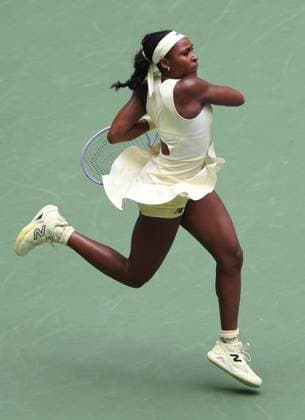 Coco Gauff of USA in action 2026 US Open, Day Eleven, USTA Billie Jean King National Tennis Center, New York, USA - 09 Sep 2026New York USTA Billie Jean King National T New York (NY) United States of America EDITORIAL USE ONLY No use with unauthorised audio, video, data, fixture lists, club league logos or live services. Online in-match use limited to 120 images, no video emulation. No use in betting, games or single club league player publications. Copyright: xEllaxLing Shutterstockx 17140159ao