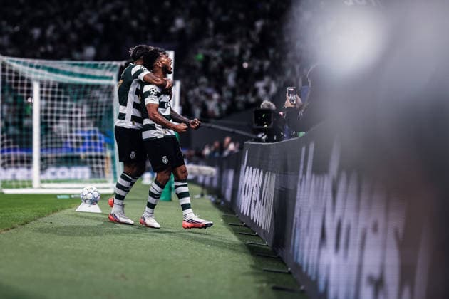 September 9, 2026, Lisboa, Lisboa, Portugal: Luis Suarez of Sporting Clube de Portugal celebrates scoring his sides second goal of the match during the UEFA Champions League 2026 27 League Phase MD1 match between Sporting CP and Galatasaray at Estadio Jose Alvalade on September 09, 2026 in Lisboa, Portugal. Lisboa Portugal - ZUMAg283 20260909_zsp_g283_024 Copyright: xJoaoxGregoriox