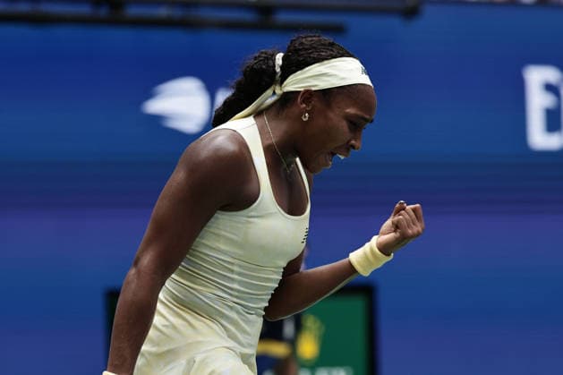 Coco Gauff (USA), Women s Singles, US Open Championships, Billie Jean King National Tennis Center, Flushing Meadows, New York, USA Copyright: xJuergenxHasenkopfx