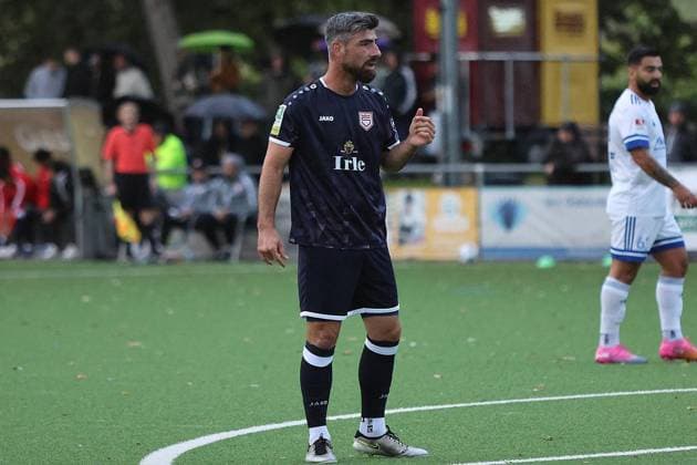 Westphalia Cup: SpVgg Horsthausen vs. Sportfreunde Siegen ** FOR EDITORIAL USE ONLY ** EDITORIAL USE ONLY ** p Soccer Westphalia Cup 2nd Round Wednesday, September 9, 2026 Location: Olymp Sportpark, Herne Horsthausen SpVgg Horsthausen Sportfreunde Siegen Pictured: Arif Gueclue, SF Siegen, Germany, Herne Copyright StefanxRittershaus Copyright: StefanxRittershaus doc87j5hq40vbq1lxcz4gjj ,EDITORIAL USE ONLY Copyright: StefanxRittershaus