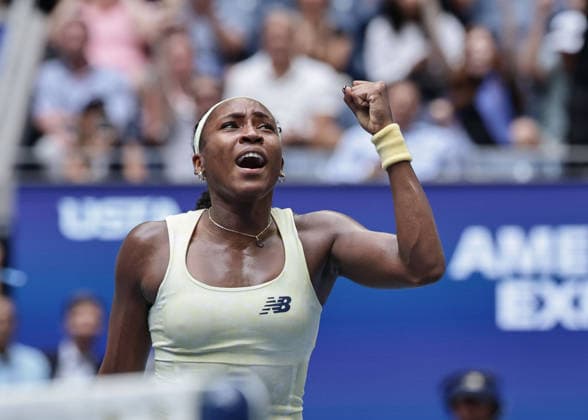 Coco Gauff (USA), Women s Singles, US Open Championships, Billie Jean King National Tennis Center, Flushing Meadows, New York, USA Copyright: xJuergenxHasenkopfx