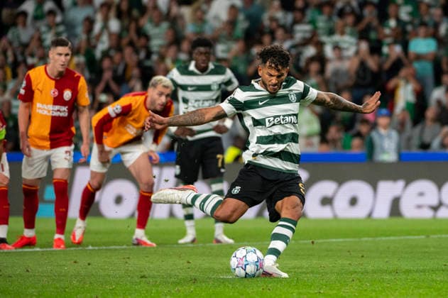 September 9, 2026, Lisbon, Lisbon, Portugal: LUIS SUAREZ forward of Sporting CP scores the goal during the UEFA Champions League group stage match between Sporting CP and Galatasaray at Estadio Jose Alvalade. Lisbon Portugal - ZUMAr238 20260909_zip_r238_027 Copyright: xRicardoxRochax