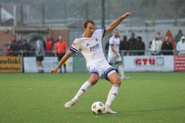 Westphalia Cup: SpVgg Horsthausen vs. Sportfreunde Siegen ** FOR EDITORIAL USE ONLY ** EDITORIAL USE ONLY ** Soccer Westphalia Cup, 2nd Round, Wednesday, September 9, 2026, Location: Olymp Sportpark, Herne, Horsthausen, SpVgg Horsthausen vs. Sportfreunde Siegen. Pictured: Patrick Polk, SpVgg Horsthausen, Germany, Herne. Copyright StefanxRittershaus Copyright: StefanxRittershaus doc87j5ydn7w0n1kxlgkkw ,EDITORIAL USE ONLY Copyright: StefanxRittershaus