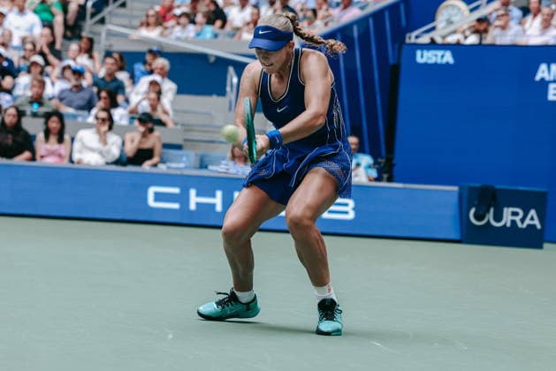 US Open tennis tournament - Day 11 Mirra Andreeva of Russia in action against Coco Gauff of USA during the Women s Singles Quarter Finals match of the US Open Tennis Championships in Flushing Meadows, New York, USA, 09 September 2026. FLUSHING MEADOWS NEW YORK United States  Copyright: xOLGAxFEDOROVAx