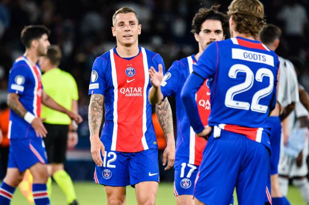 FOOTBALL : Paris Saint Germain vs Slovan Bratislava - Ligue des Champions - Phase de Ligue - JournÃ e 1 - 09 09 2026 Lucas Digne (Paris SG) ParisFrance  Copyright: xBaptistexAutissierx