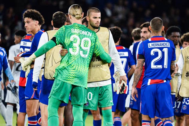 FOOTBALL : Paris Saint Germain vs Slovan Bratislava - Ligue des Champions - Phase de Ligue - JournÃ e 1 - 09 09 2026 Lucas Chevalier (Paris SG) ParisFrance  Copyright: xBaptistexAutissierx