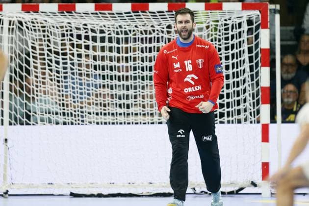 Handball - Champions League - NAntes vs Orlen Wisla Plock Miljan VUJOVIC of Orlen Wisla Plock during the EHF Champions League, Group Phase handball match between HBC Nantes and Orlen Wisla Plock on 09 September 2026 at H Arena in Nantes, France - Photo Julien Kammerer NantesFrance  Copyright: xJulienxKammererx