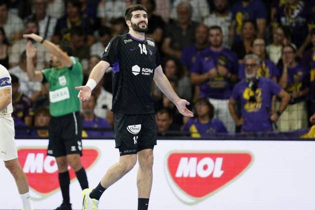 Handball - Champions League - NAntes vs Orlen Wisla Plock Imanol GARCIANDIA ALSTIZA of HBC Nantes during the EHF Champions League, Group Phase handball match between HBC Nantes and Orlen Wisla Plock on 09 September 2026 at H Arena in Nantes, France - Photo Julien Kammerer NantesFrance  Copyright: xJulienxKammererx