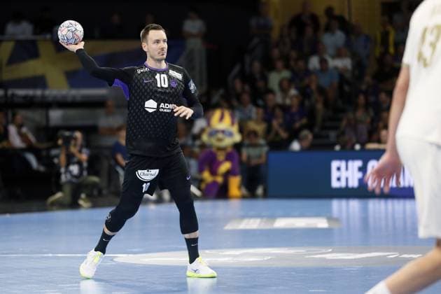 Handball - Champions League - NAntes vs Orlen Wisla Plock Rok OVNICEK of HBC Nantes during the EHF Champions League, Group Phase handball match between HBC Nantes and Orlen Wisla Plock on 09 September 2026 at H Arena in Nantes, France - Photo Julien Kammerer NantesFrance  Copyright: xJulienxKammererx