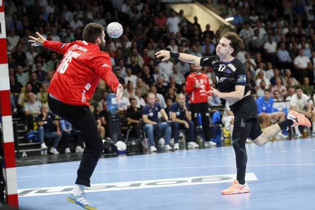 Handball - Champions League - NAntes vs Orlen Wisla Plock Noam LEOPOLD of HBC Nantes during the EHF Champions League, Group Phase handball match between HBC Nantes and Orlen Wisla Plock on 09 September 2026 at H Arena in Nantes, France - Photo Julien Kammerer NantesFrance  Copyright: xJulienxKammererx