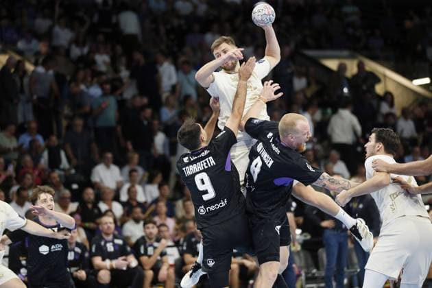 Handball - Champions League - NAntes vs Orlen Wisla Plock Zoran ILIC of Orlen Wisla Plock during the EHF Champions League, Group Phase handball match between HBC Nantes and Orlen Wisla Plock on 09 September 2026 at H Arena in Nantes, France - Photo Julien Kammerer NantesFrance  Copyright: xJulienxKammererx