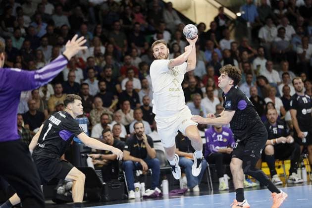 Handball - Champions League - NAntes vs Orlen Wisla Plock Zoran ILIC of Orlen Wisla Plock during the EHF Champions League, Group Phase handball match between HBC Nantes and Orlen Wisla Plock on 09 September 2026 at H Arena in Nantes, France - Photo Julien Kammerer NantesFrance  Copyright: xJulienxKammererx