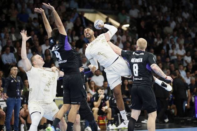 Handball - Champions League - NAntes vs Orlen Wisla Plock Melvyn RICHARDSON of Orlen Wisla Plock during the EHF Champions League, Group Phase handball match between HBC Nantes and Orlen Wisla Plock on 09 September 2026 at H Arena in Nantes, France - Photo Julien Kammerer NantesFrance  Copyright: xJulienxKammererx