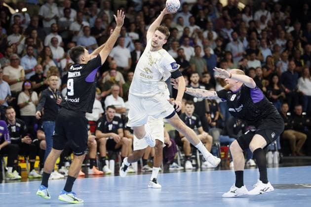 Handball - Champions League - NAntes vs Orlen Wisla Plock Sergei Mark KOSOROTOV of Orlen Wisla Plock during the EHF Champions League, Group Phase handball match between HBC Nantes and Orlen Wisla Plock on 09 September 2026 at H Arena in Nantes, France - Photo Julien Kammerer NantesFrance  Copyright: xJulienxKammererx