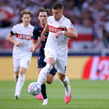 DEMIROVIC Ermedin, VfB Stuttgart, UEFA Champions League, 2026–2027 season, VfB Stuttgart vs. Viking FK on September 9, 2026, in Stuttgart. DFL regulations prohibit any use of photographs as image sequences and or QUASI-VIDEO Copyright: xLacixPerenyix