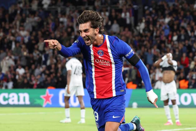 FOOTBALL : Paris Saint Germain Vs SK Slovan Bratislava - Ligue des Champions - 09 09 2026 Joie sur le 3eme but de Ferran Torres (Paris Saint Germain) ParisFrance  Copyright: xMichaelxBaucherx