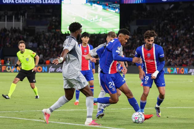 FOOTBALL : Paris Saint Germain Vs SK Slovan Bratislava - Ligue des Champions - 09 09 2026 Senny Mayulu (Paris Saint Germain) ParisFrance  Copyright: xMichaelxBaucherx