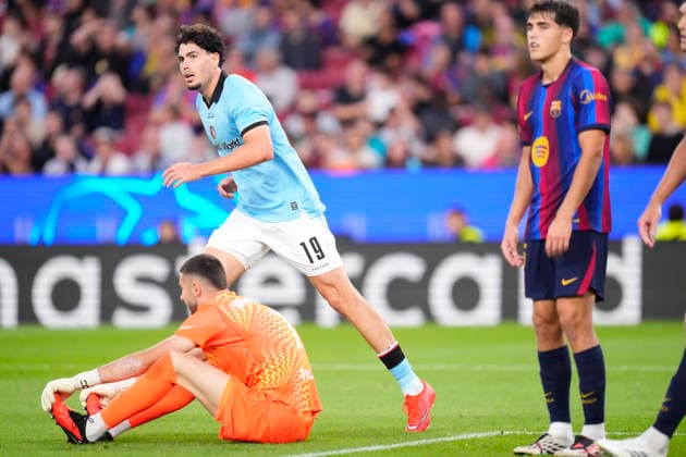 FC Barcelona, Barca v Feyenoord - UEFA Champions League 2026 27 League Phase MD1 Nacho Ferri centre-forward of Feyenoord and Spain celebrates after scoring his sides first goal during the UEFA Champions League 2026 27 League Phase MD1 match between FC Barcelona and Feyenoord at Camp Nou on September 9, 2026 in Barcelona, Spain. Barcelona Spain  Copyright: xJosexBretonx originalFilename:bretonhernandez-fcbarcel260909_npAbj.jpg