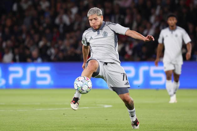 FOOTBALL : Paris Saint Germain Vs SK Slovan Bratislava - Ligue des Champions - 09 09 2026 Cristian Martinez (SK Slovan Bratislava) ParisFrance  Copyright: xMichaelxBaucherx