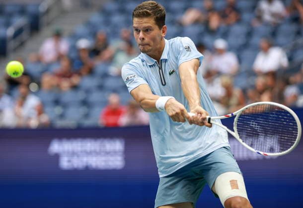 US Open tennis tournament - Day 11 Alexander Blockx of Belgium in action against Karen Khachanov during their men s singles quarter-final match at the US Open Tennis Championships at the USTA Billie Jean King National Tennis Center in Flushing Meadows, New York, USA, 09 September 2026. The 2026 US Open runs from 23 August to 13 September. FLUSHING MEADOWS NEW YORK United States  Copyright: xCRISTOBALxHERRERA-ULASHKEVICHx