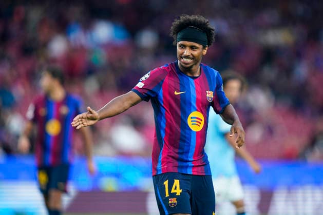 ESP: FC Barcelona, Barca - Feyenoord. UEFA Champions League. Matchday 1. Karim Adeyemi of FC Barcelona during the UEFA Champions League match between FC Barcelona and Feyenoord played at Spotify Camp Nou Stadium on 9 Sept 2026 in Barcelona, Spain. kpng Copyright: xSergioxRuizx xPRESSINPHOTOx PS_2627_BAR_FEY_076