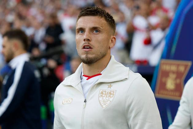 From left to right: Ermedin Demirovic of VfB Stuttgart, in action during the UEFA Champions League match between VfB Stuttgart and Viking FK at the MHP Arena, Stuttgart, Germany, on September 9, 2026, Stuttgart, Germany, on September 9, 2026 Copyright: HMBxMedia xHeikoxBecker