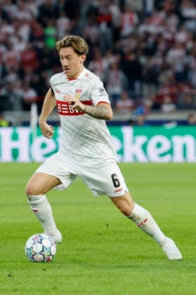 From left to right: Angelo Stiller of VfB Stuttgart, in action during the UEFA Champions League match between VfB Stuttgart and Viking FK at the MHP Arena in Stuttgart, Germany, on September 9, 2026, Stuttgart, Germany, on September 9, 2026 Copyright: HMBxMedia xHeikoxBecker