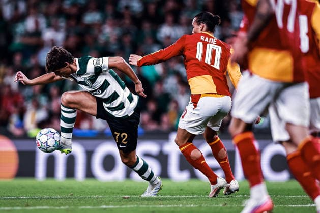 September 9, 2026, Lisboa, Lisboa, Portugal: Eduardo Quaresma of Sporting Clube de Portugal controls the ball during the UEFA Champions League 2026 27 League Phase MD1 match between Sporting CP and Galatasaray at Estadio Jose Alvalade on September 09, 2026 in Lisboa, Portugal. Lisboa Portugal - ZUMAg283 20260909_zsp_g283_052 Copyright: xJoaoxGregoriox