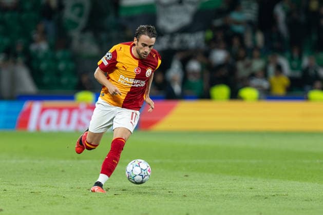 September 9, 2026, Lisbon, Lisbon, Portugal: Galatasaray forward from Turkey YUNUS AKGUN (11) in action during the game for the League Phase for the UEFA Champions League between Sporting and Galatasaray at Estadio Jose de Alvalade Soccer 2026: Sporting 3:1 Galatasaray  - ZUMAs359 20260909_zsp_s359_088 Copyright: xAlexandrexdexSousax