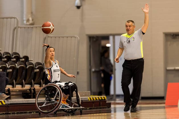 OTTAWA, CANADA - SEPTEMBER 09: Anne Patzwald (Germany, 7) throwing in the ball during the Ottawa IWBF Wheelchair Basketball World Championships match between Germany vs. Japan at Carleton University on matchday 1 of the Ottawa IWBF Wheelchair Basketball World Championships on September 09, 2026 in Ottawa, Canada. Canada Copyright: xSteffiexWunderlx