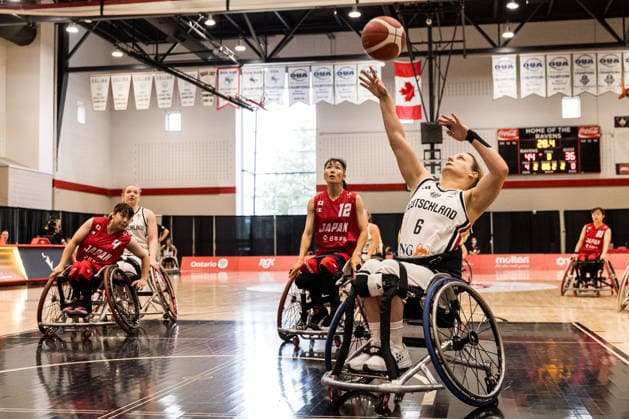 Wheelchair basketball, World Championships in Ottawa, Women’s, Germany v Japan