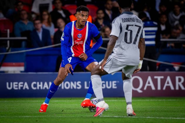 PARIS - SLOVAN BRATISLAVA Senny Mayulu of PSG during the matchday 1 of League phase round of UEFA Champions league football match between Paris Saint Germain and SK Slovan Bratislava at Parc des Princes. Paris, France, September 09, 2026. Copyright: xx 080A5227