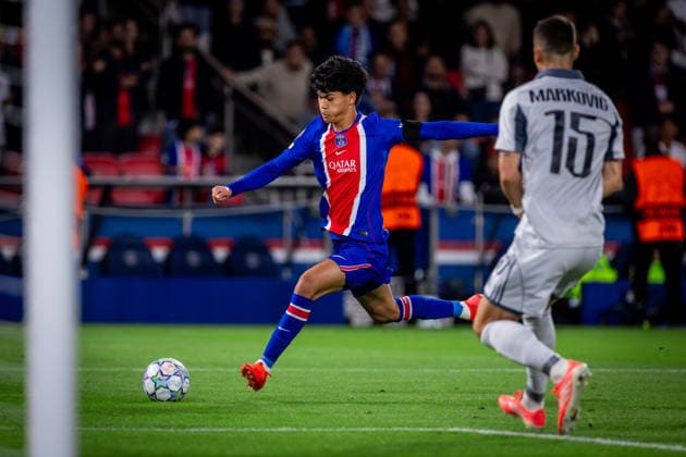 PARIS - SLOVAN BRATISLAVA Dro Fernandez of PSG during the matchday 1 of League phase round of UEFA Champions league football match between Paris Saint Germain and SK Slovan Bratislava at Parc des Princes. Paris, France, September 09, 2026. Copyright: xx 080A5432