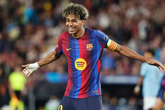 Lamine Yamal (Barcelona), SEPTEMBER 9, 2026 - Football Soccer : Yamal celebrate after Gabriel Jesus s goal during UEFA Champions League League phase match day 1 between FC Barcelona, Barca - Feyenoord at the Camp Nou in Barcelona, Spain. Noxthirdxpartyxsales  aflo_346529814 MutsuxKawamorix