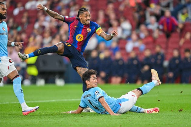 FC Barcelona, Barca v FEYENOORD SPOTIFY CAMP NOU. BARCELONA. September 9, 2026 FC BARCELONA vs FEYENOORD September 9, 2026 Raphina (11) of FC Barcelona scores his team s third goal during the soccer match corresponding to the group stage match of the UEFA Champions League between FC Barcelona and Feyenoord at Spotify Camp Nou in Barcelona, Spain. Barcelona ESP Copyright: xS.xRosx