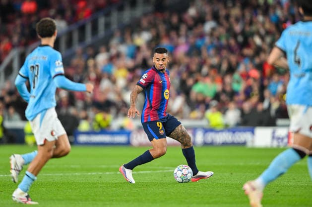 FC Barcelona, Barca v FEYENOORD SPOTIFY CAMP NOU. BARCELONA. September 9, 2026 FC BARCELONA vs FEYENOORD September 9, 2026 Gabriel Jesus (9) of FC Barcelona during the soccer match corresponding to the group stage match of the UEFA Champions League between FC Barcelona and Feyenoord at Spotify Camp Nou in Barcelona, Spain. Barcelona ESP Copyright: xS.xRosx