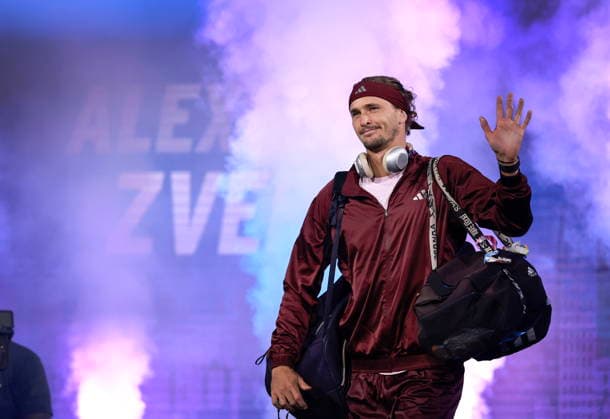 US Open tennis tournament - Day 11 Alexander Zverev of Germany enters the court before his match against Botic Van de Zandschulp of the Netherlands during the Men s Singles Quarterfinals of the US Open Tennis Championships at the USTA Billie Jean King National Tennis Center in Flushing Meadows, New York, USA, 09 September 2026. FLUSHING MEADOWS NEW YORK United States  Copyright: xCRISTOBALxHERRERA-ULASHKEVICHx