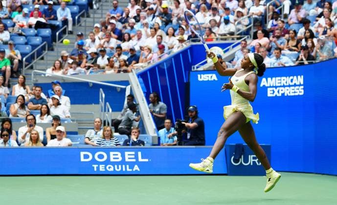 Coco Gauff 2026 US Open, Day Eleven, USTA Billie Jean King National Tennis Center, New York, USA - 09 Sep 2026New York USTA Billie Jean King National T New York (NY) United States of America EDITORIAL USE ONLY No use with unauthorised audio, video, data, fixture lists, club league logos or live services. Online in-match use limited to 120 images, no video emulation. No use in betting, games or single club league player publications. Copyright: xJavierxGarcia Shutterstockx 17140158ah