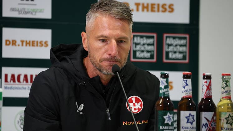September 9, 2026, xrekx, Regionalliga Southwest Soccer, FC Homburg vs. 1. FC Kaiserslautern II – Press Conference with Alexander Bugera, Coach of 1. FC Kaiserslautern II, in Homburg