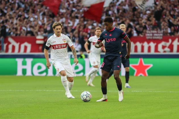 Stuttgart 09.09.2026. PIlka nozna UEFA Liga Mistrzow sezon 2026 2027 runda 1 mecz: VfB Stuttgart - Viking FK --- Football UEFA Champions League season 2026 2027 round 1 match: VfB Stuttgart - Viking FK nz Tobias Moi Fot. Kacper Staniec NEWSPIX.PL --- newspix.pl POLAND OUT! 