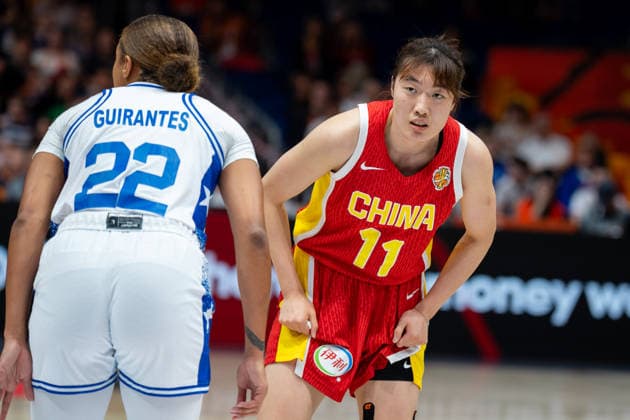 Puerto Rico V China: Qualification To Quarter-Finals - FIBA Women s Basketball World Cup Germany 2026 Xinyu Luo plays during the quarterfinals qualifier of the FIBA Women s Basketball World Cup 2026 between Puerto Rico and China in Berlin, Germany, on September 9, 2026. Berlin Germany  Copyright: xMarcinxGolbax originalFilename:golba-puertori260909_np5KF.jpg