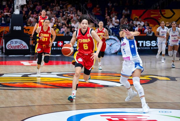 Puerto Rico V China: Qualification To Quarter-Finals - FIBA Women s Basketball World Cup Germany 2026 Shuyu Yang plays during the quarter-final match between Puerto Rico and China at the FIBA Women s Basketball World Cup 2026 in Berlin, Germany, on September 9, 2026. Berlin Germany  Copyright: xMarcinxGolbax originalFilename:golba-puertori260909_npnEB.jpg