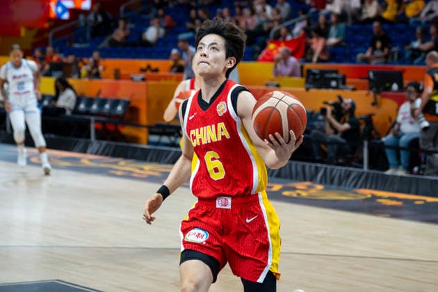Puerto Rico V China: Qualification To Quarter-Finals - FIBA Women s Basketball World Cup Germany 2026 Shuyu Yang plays during the quarter-final match between Puerto Rico and China at the FIBA Women s Basketball World Cup 2026 in Berlin, Germany, on September 9, 2026. Berlin Germany  Copyright: xMarcinxGolbax originalFilename:golba-puertori260909_npNRQ.jpg