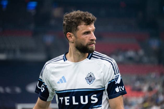 VANCOUVER, CANADA - SEPTEMBER 9: Thomas Muller of Vancouver Whitecaps FC in action during the Major League Soccer match between Vancouver Whitecaps FC and LA Galaxy at BC Place Stadium on September 9, 2026 in Vancouver, British Columbia, Canada. Copyright: xAmyxElle SPPx Sportspressphoto_SPR227571
