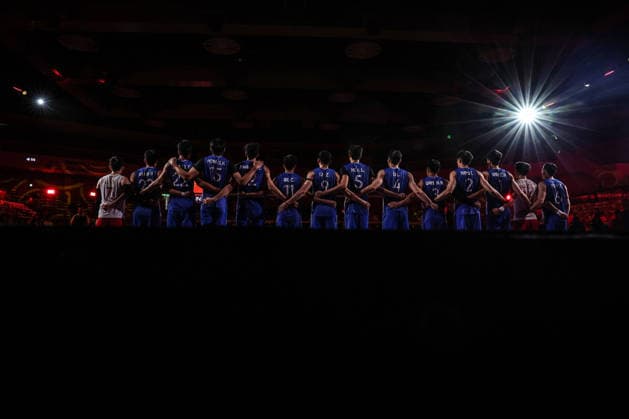 260909 -- KITAKYUSHU, Sept. 9, 2026 -- Players of China line up before the pool B match between Iran and China at AVC Men s Volleyball Continental Championship in Kitakyushu, Japan, Sept. 9, 2026. SPJAPAN-KITAKYUSHU-VOLLEYBALL-AVC MEN S CONTINENTAL CHAMPIONSHIP-IRAN VS CHINA JiaxHaocheng  (SP)JAPAN-KITAKYUSHU-VOLLEYBALL-AVC MEN S CONTINENTAL CHAMPIONSHIP-IRAN VS CHINA IMAGO JiaxHaocheng  imago images 0866404945