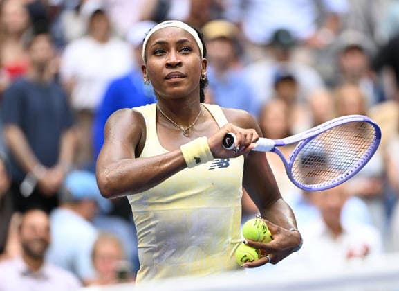 FLUSHING NY- SEPTEMBER 09: Coco Gauff Vs Mirra Andreeva at the quarter finals in Arthur Ashe Stadium during The US Open at the USTA Billie Jean King National Tennis Center on September 9, 2026 in Flushing Queens. Copyright: xmpi04x xMediaPunchx