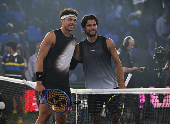 FLUSHING NY- SEPTEMBER 08: Carlos Alcaraz Vs Ben Shelton at the quarter finals in Arthur Ashe Stadium during The US Open at the USTA Billie Jean King National Tennis Center on September 8, 2026 in Flushing Queens. Copyright: xmpi04x xMediaPunchx