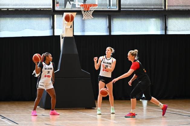 Basketball, FIBA Women’s World Cup, Belgium national team, training